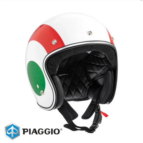 کلاه کاسکت وسپا پرچم ایتالیا اورجینال پیاجیو XL