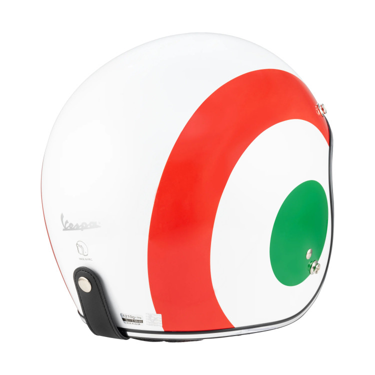 کلاه کاسکت وسپا پرچم ایتالیا اورجینال پیاجیو XL