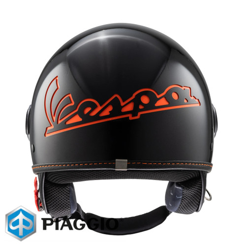 کلاه کاسکت وسپا مشکی براق DJET 4.0 اورجینال پیاجیو XL