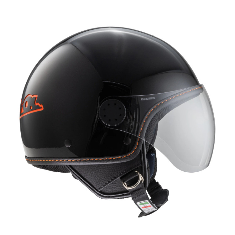 کلاه کاسکت وسپا مشکی براق DJET 4.0 اورجینال پیاجیو XL