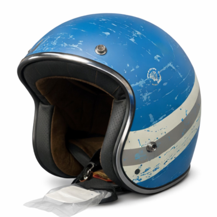 کلاه کاسکت وسپا Heritage آبی اورجینال پیاجیو سایز L