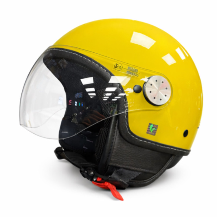 کلاه کاسکت وسپا زرد براق اورجینال پیاجیو سایز M , L , XL