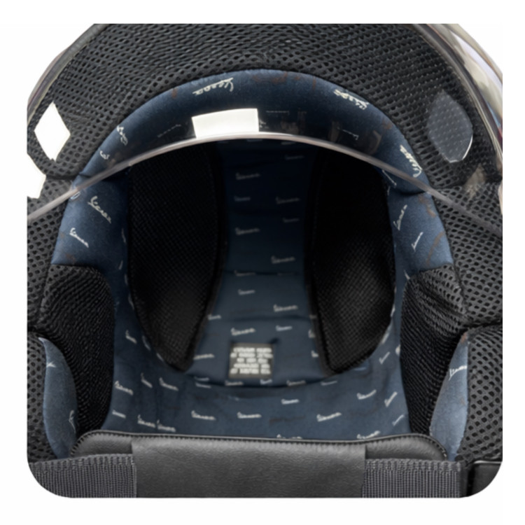 کلاه کاسکت وسپا زرد براق اورجینال پیاجیو سایز M , L , XL