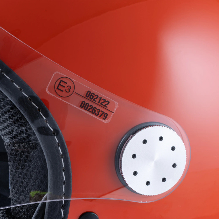 کلاه کاسکت وسپا قرمز مات اورجینال پیاجیو سایز L , XL