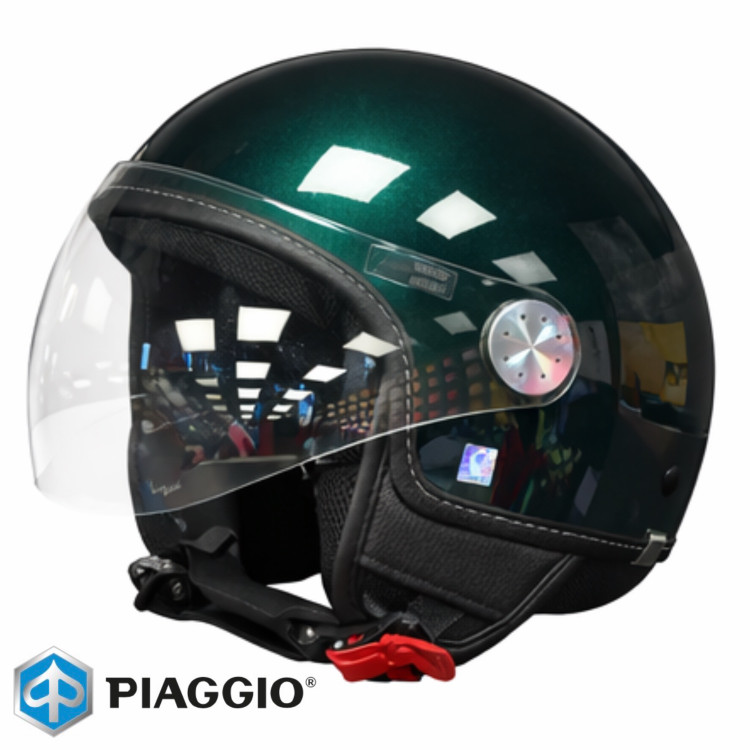 کلاه کاسکت وسپا سبز یشمی اورجینال پیاجیو سایز M , L , XL