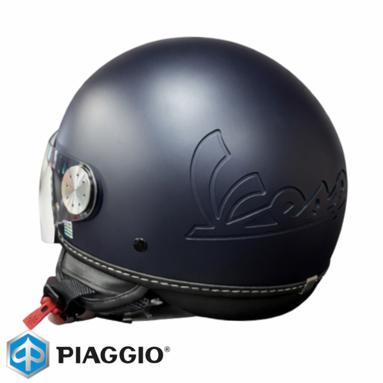 کلاه کاسکت وسپا سرمه ای مات اورجینال پیاجیو سایز XL (61cm)