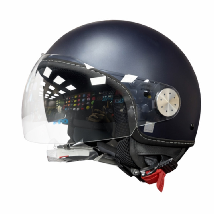 کلاه کاسکت وسپا سرمه ای مات اورجینال پیاجیو سایز XL (61cm)