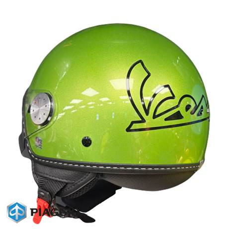 کلاه کاسکت وسپا سبز براق اورجینال پیاجیو