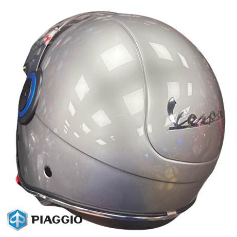 کلاه کاسکت وسپا الکتریکا نقره ای مدل VJ