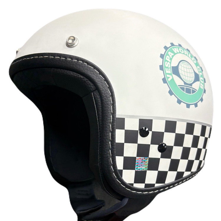 کلاه کاسکت وسپا VWD سفید