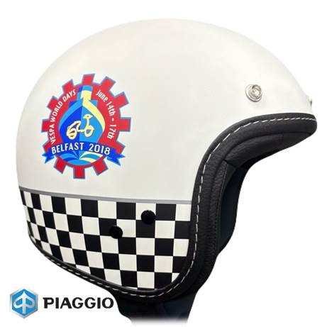 کلاه کاسکت وسپا VWD سفید