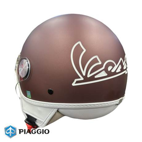 کلاه کاسکت وسپا قهوه ای 50درجه اورجینال پیاجیو