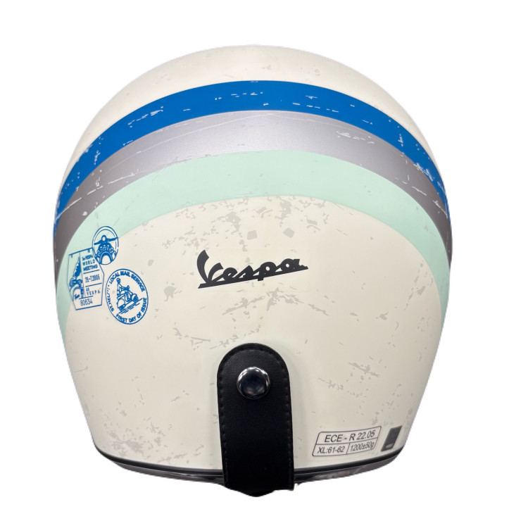 کلاه کاسکت وسپا Heritage آبی اورجینال پیاجیو