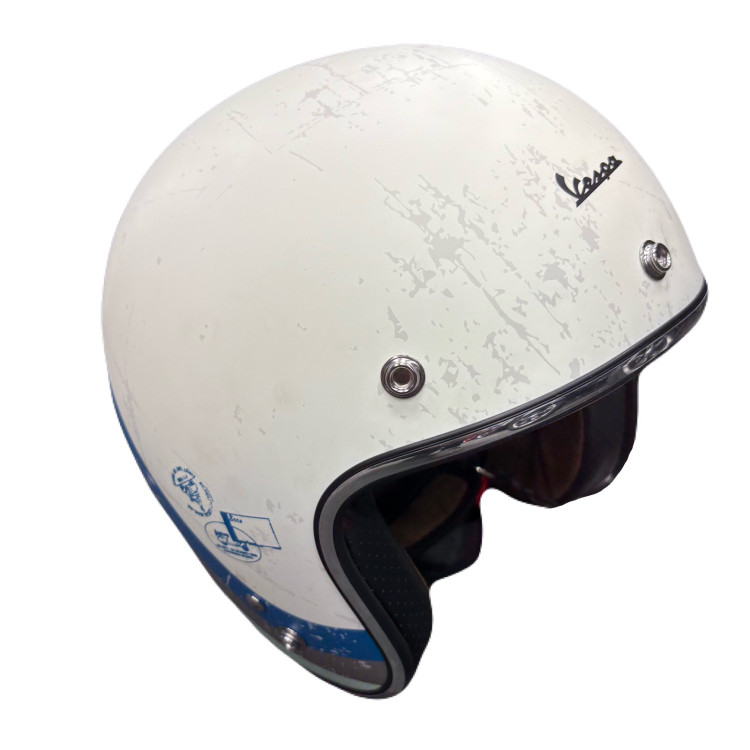 کلاه کاسکت وسپا Heritage آبی اورجینال پیاجیو