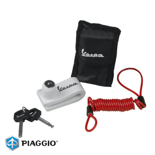 قفل دیسک اورجینال پیاجیو وسپا همراه یادآور