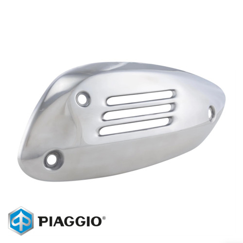 محافظ حرارت اگزوز وسپا GTS و GTV کروم اورجینال پیاجیو PI011990