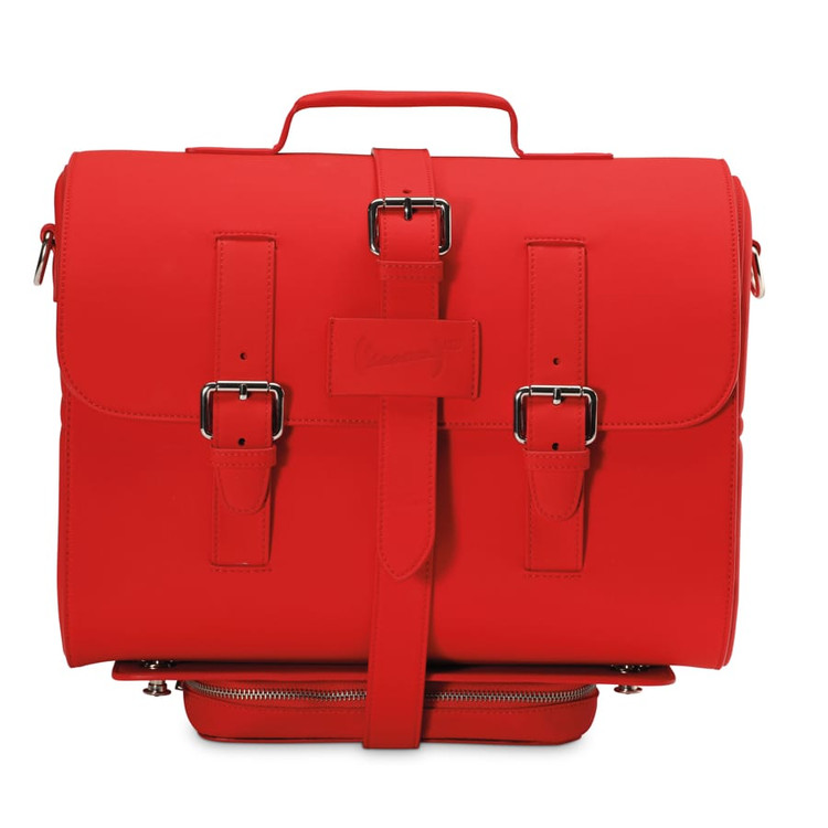 ست کامل کیف چرم وسپا 946 RED اورجینال پیاجیو