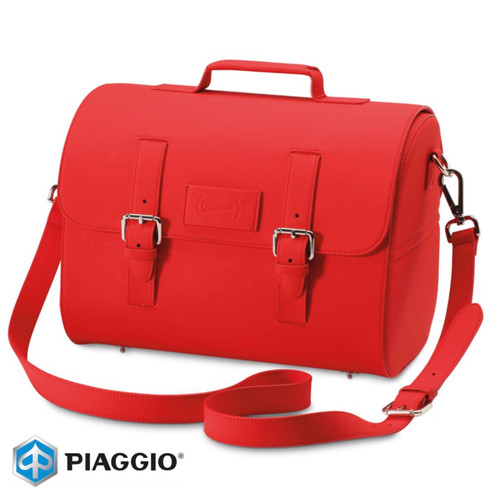 ست کامل کیف چرم وسپا 946 RED اورجینال پیاجیو