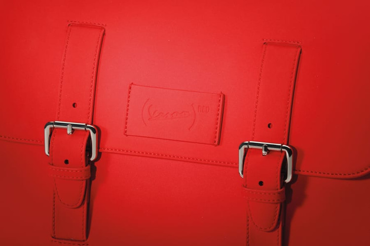 ست کامل کیف چرم وسپا 946 RED اورجینال پیاجیو