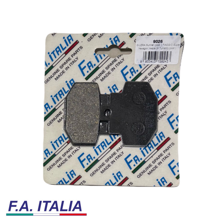 لنت ترمز عقب وسپا GTS و GTV برند F.A ایتالیا