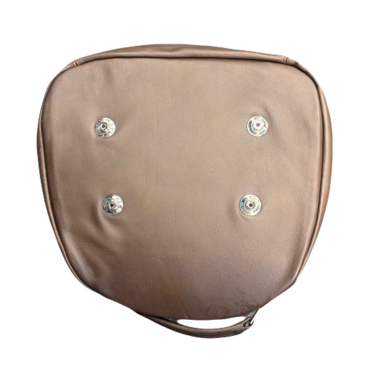 کیف چرمی قهوه ای وسپا 946 حمل کاسکت اورجینال پیاجیو