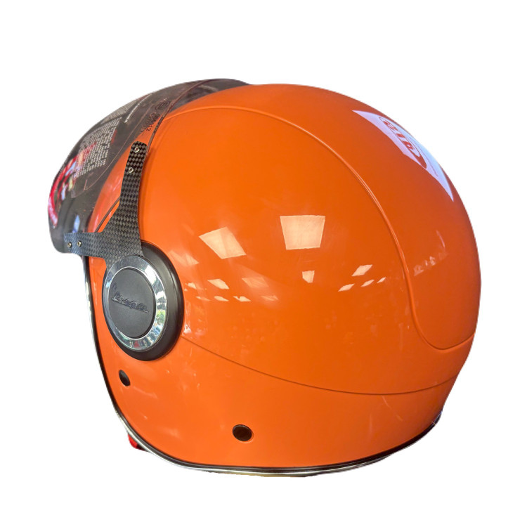 تصویر کلاه کاسکت وسپا گلبهی براق مدل VJ سایز XL - وسپاهاب